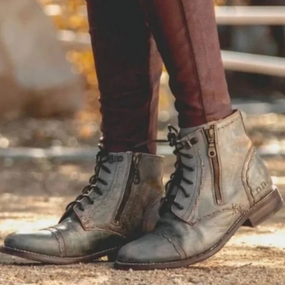 Bed/Stu Cobbler Series Bonnie Boots Taupe Size 6